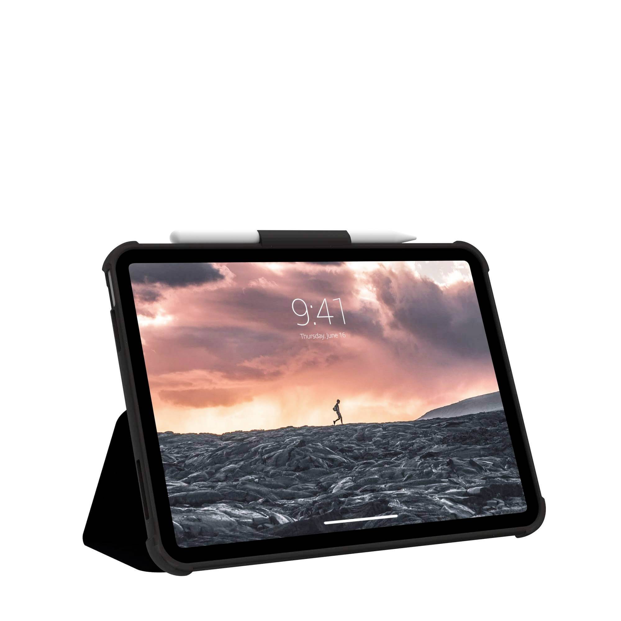 Urban Armor Gear Plyo Tablet-Cover Apple iPad 10.9" (Gen.10, 2022), iPad 10.9" (A16, 2025) 27,7 cm (10,9") Book Cover Schwarz, Ice
