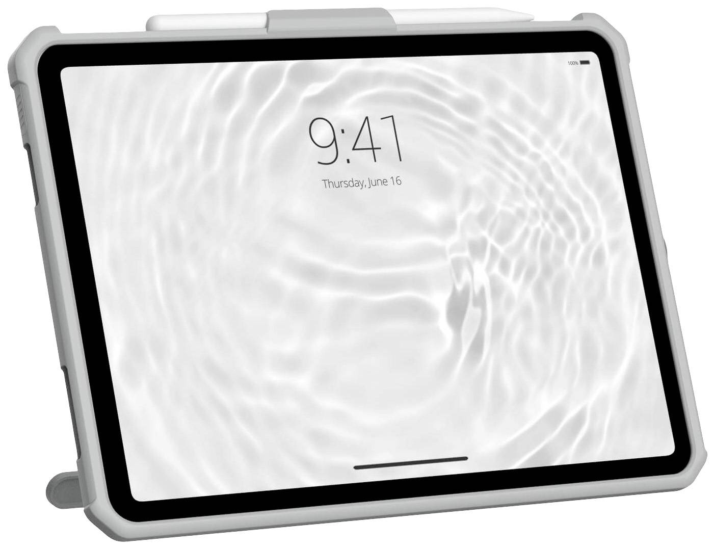Urban Armor Gear Healthcare Handstrap & Kickstand Tablet-Cover iPad 10.9" (Gen.10, 2022), iPad 10.9" (A16, 2025) Book Cover Grau