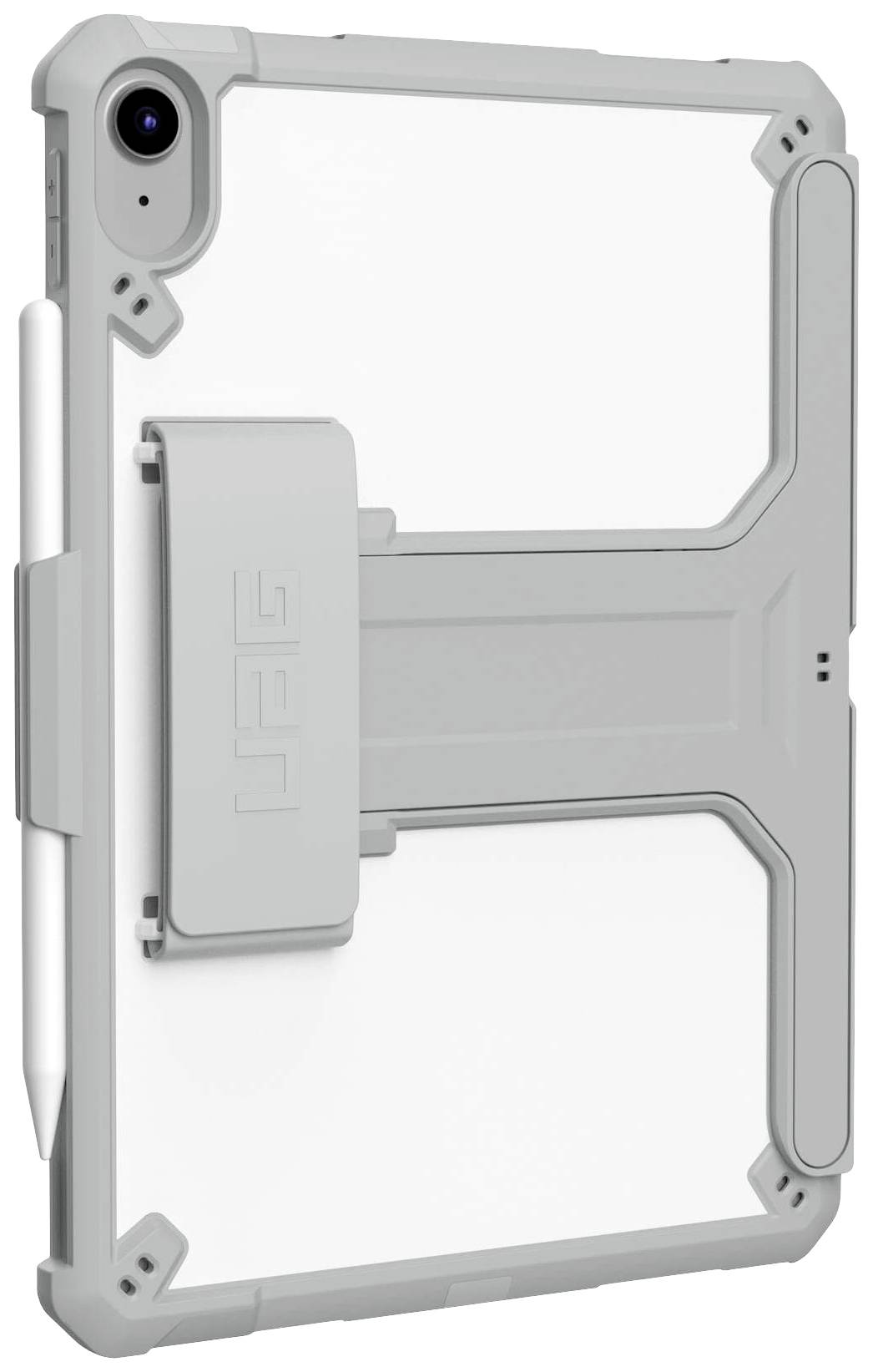 Urban Armor Gear Healthcare Handstrap & Kickstand Tablet-Cover iPad 10.9" (Gen.10, 2022), iPad 10.9" (A16, 2025) Book Cover Grau