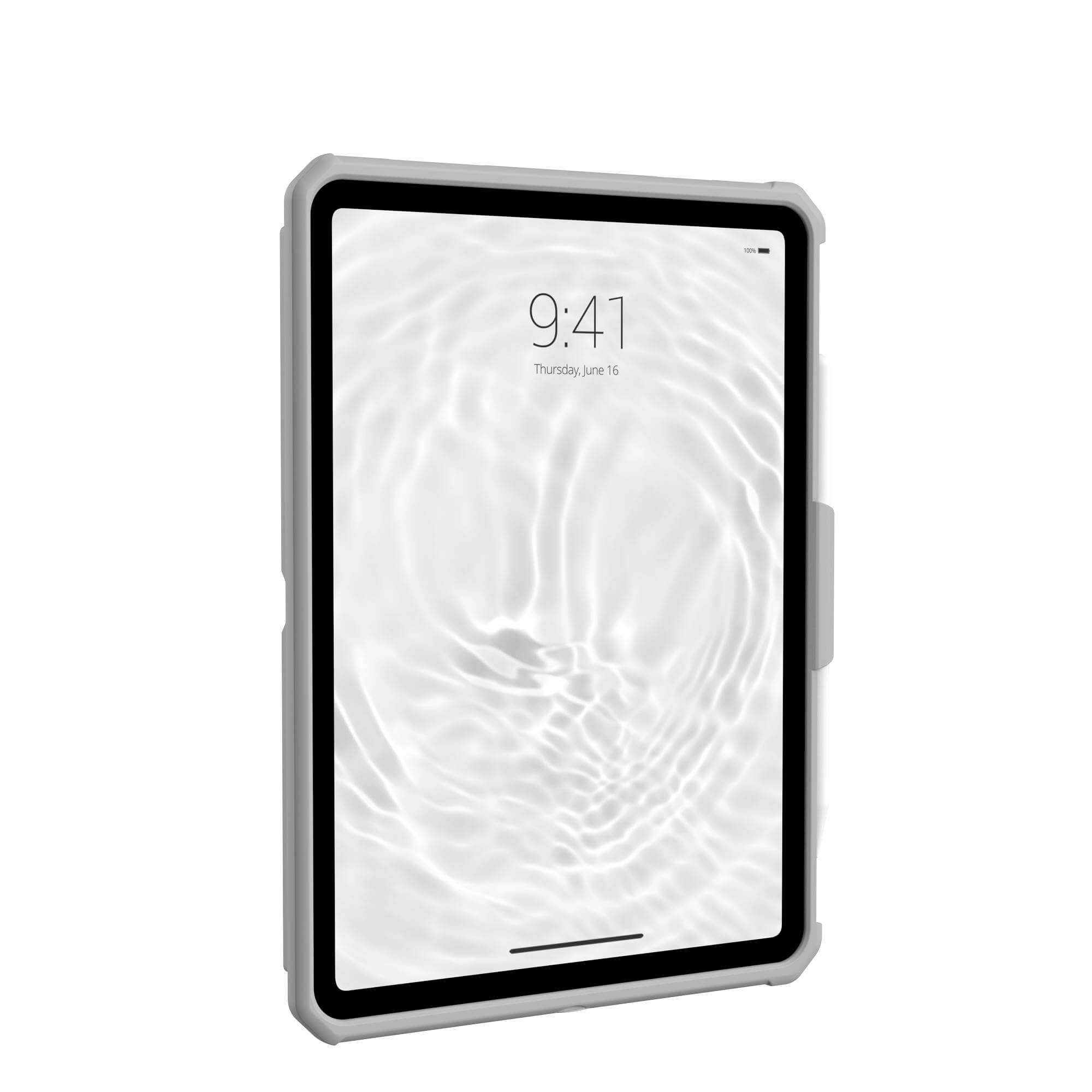 Urban Armor Gear Healthcare Handstrap & Kickstand Tablet-Cover iPad 10.9" (Gen.10, 2022), iPad 10.9" (A16, 2025) Book Cover Grau
