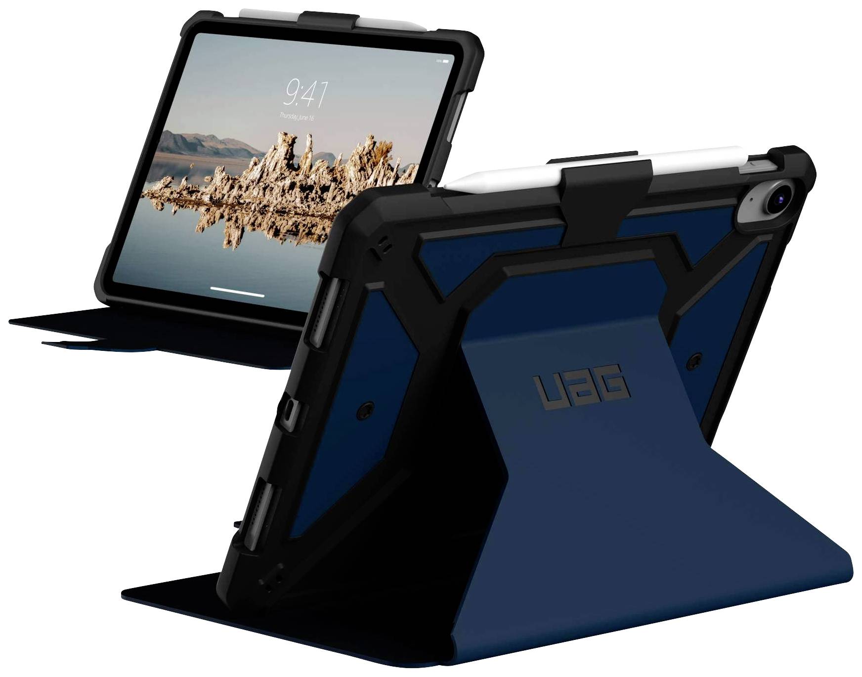 Urban Armor Gear Metropolis SE Tablet-Cover Apple iPad 10.9" (Gen.10, 2022), iPad 10.9" (A16, 2025) 27,7cm (10,9") Back Cover Blau