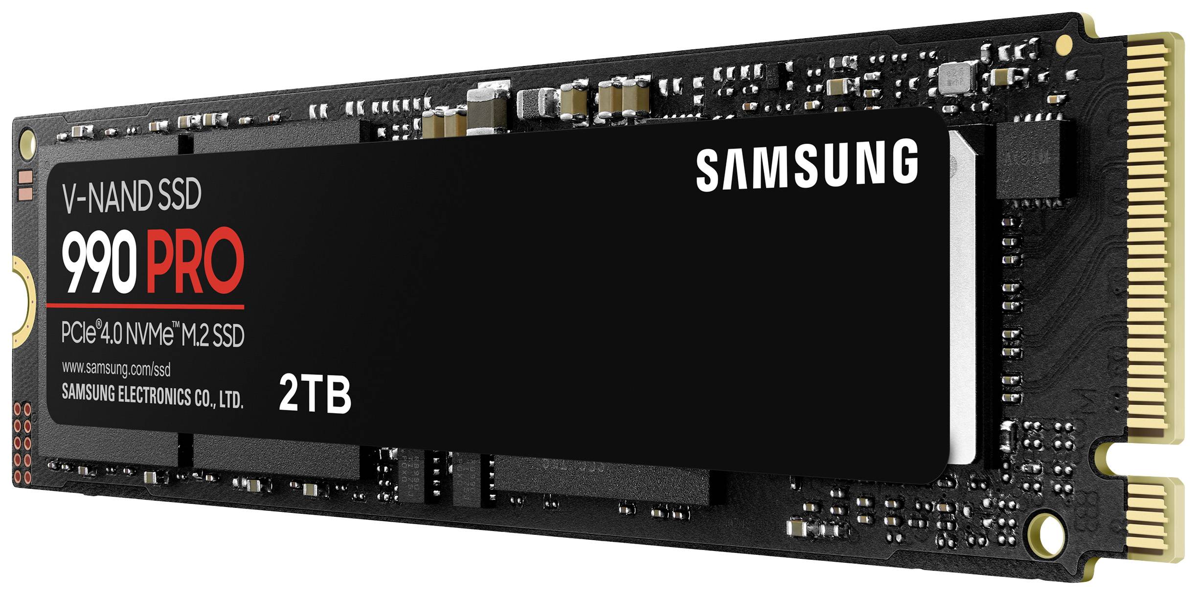 Samsung 990 PRO 2TB Interne M.2 PCIe NVMe SSD 2280 PCIe NVMe 4.0 x4 Retail MZ-V9P2T0BW