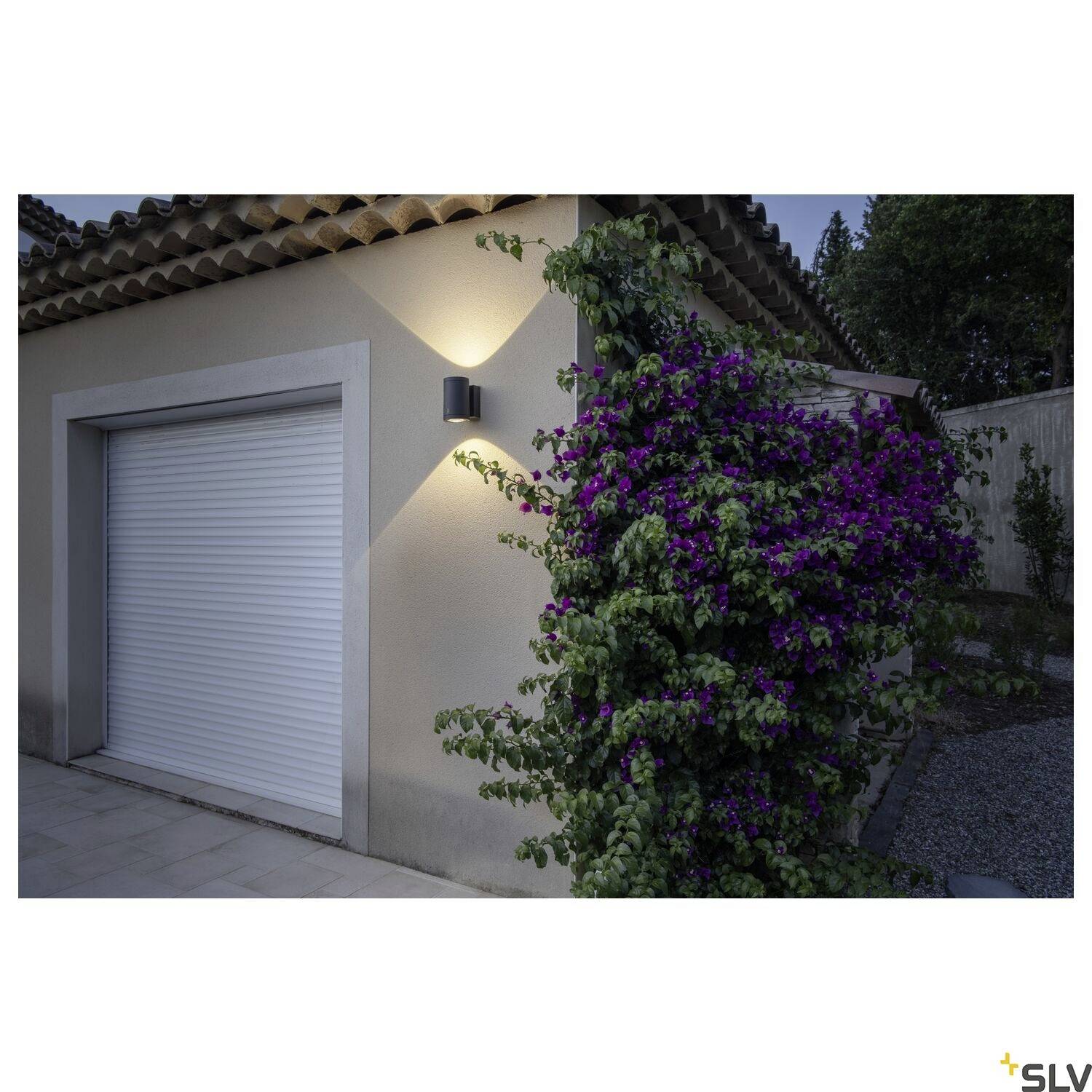 SLV ENOLA OCULUS 1006329 LED-Außenwandleuchte LED 20W Anthrazit