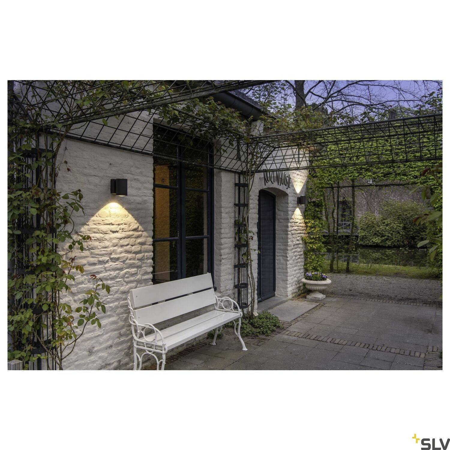 SLV ENOLA OCULUS 1006329 LED-Außenwandleuchte LED 20W Anthrazit