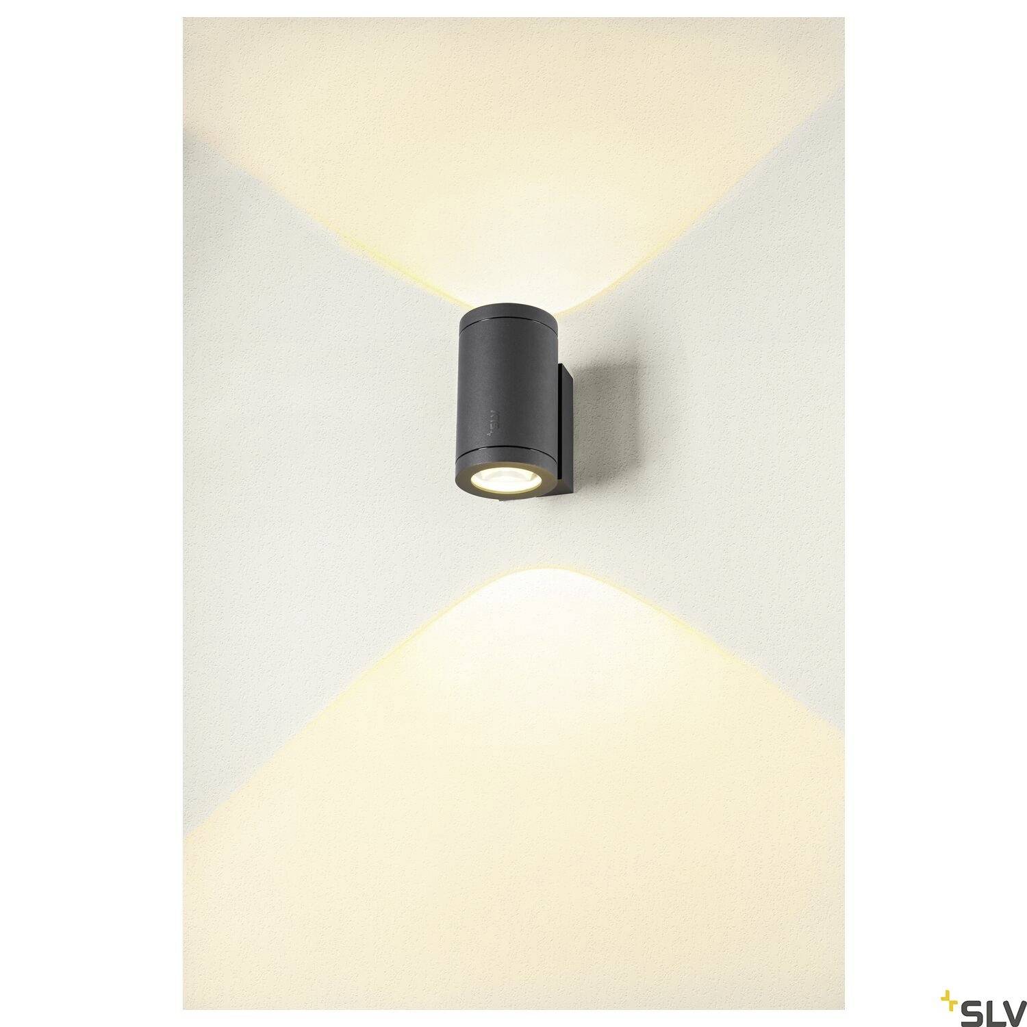 SLV ENOLA OCULUS 1006329 LED-Außenwandleuchte LED 20W Anthrazit