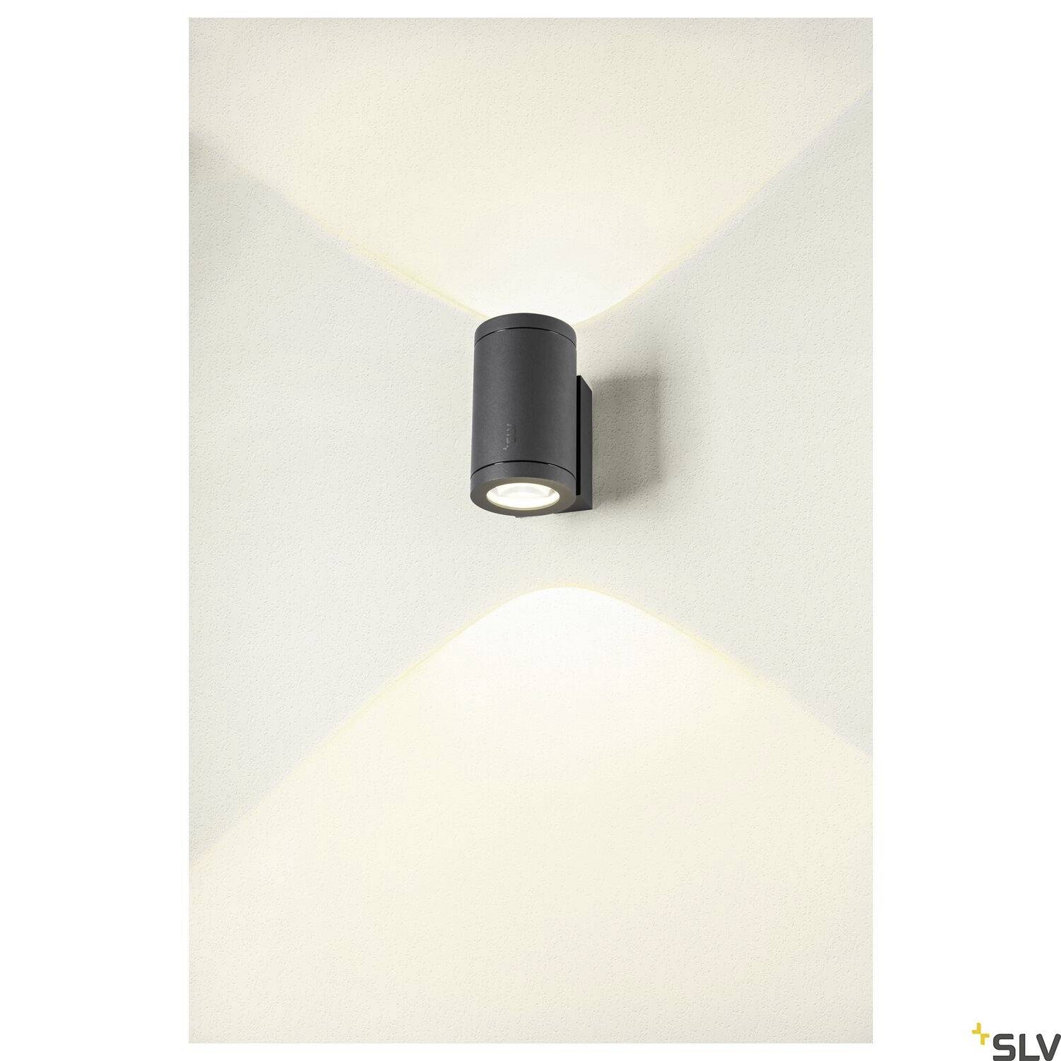 SLV ENOLA OCULUS 1006329 LED-Außenwandleuchte LED 20W Anthrazit