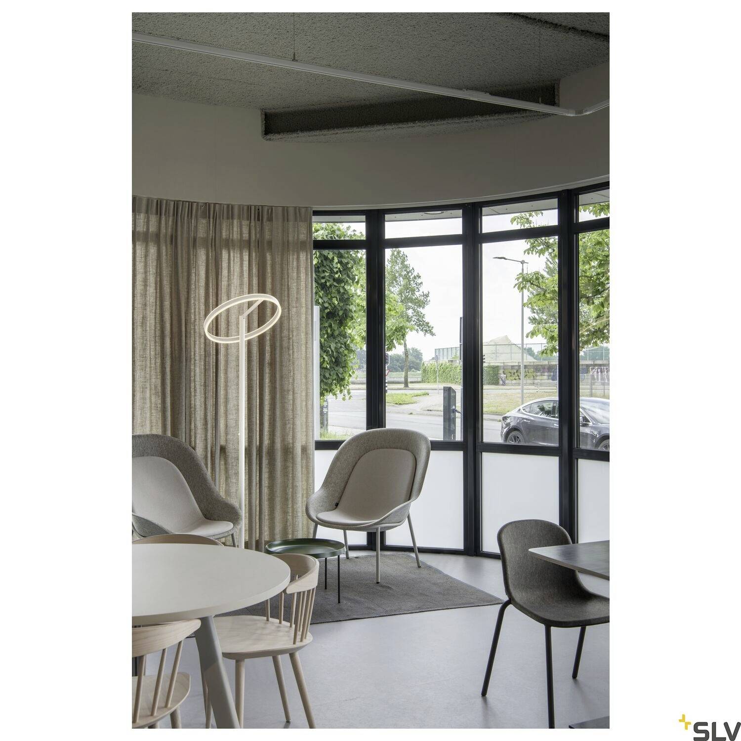 SLV ONE STRAIGHT 1006354 LED-Standleuchte LED 22W Weiß