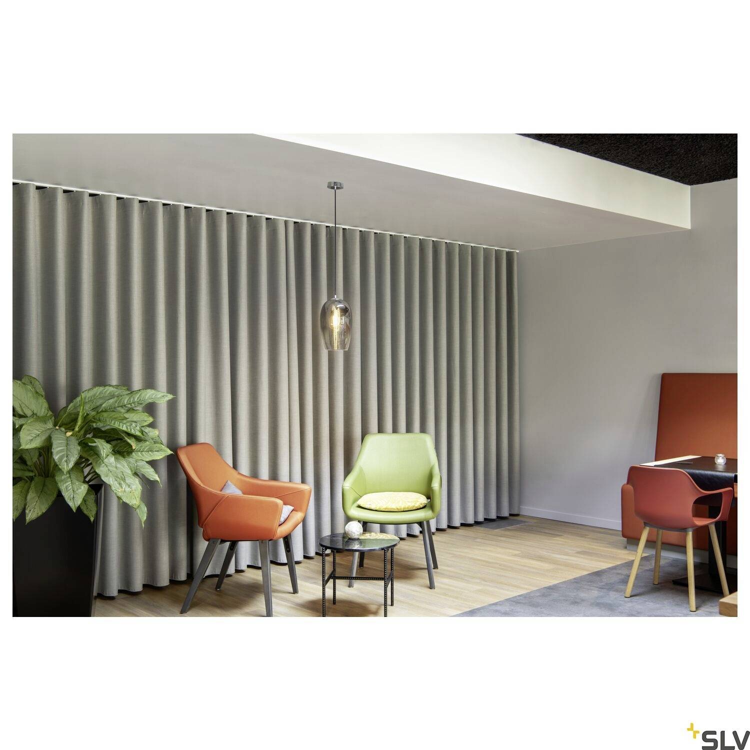 SLV PANTILO OVAL 1006398 Pendelleuchte E27 15W Chrom