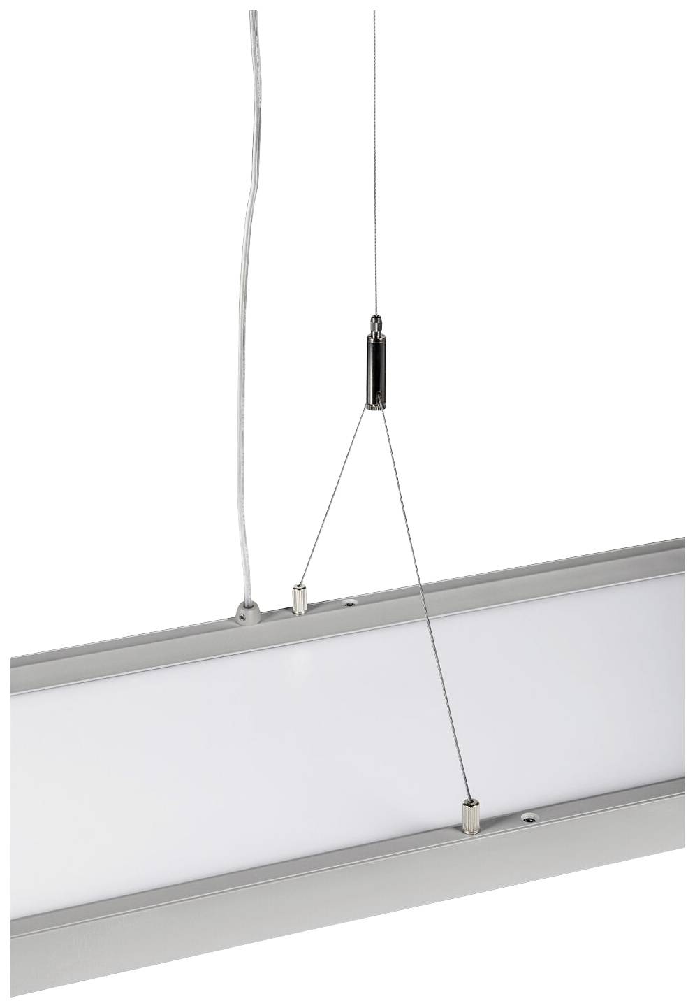 SLV WORKLIGHT 1006345 LED-Pendelleuchte LED EEK: D (A - G) 57 W Silber