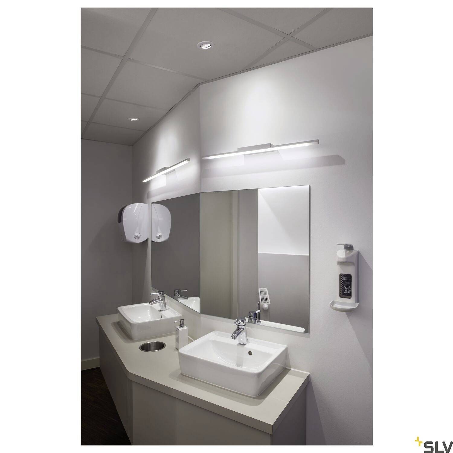 SLV 1007274 LED-Einbauleuchte 12er Set LED 8W Schwarz