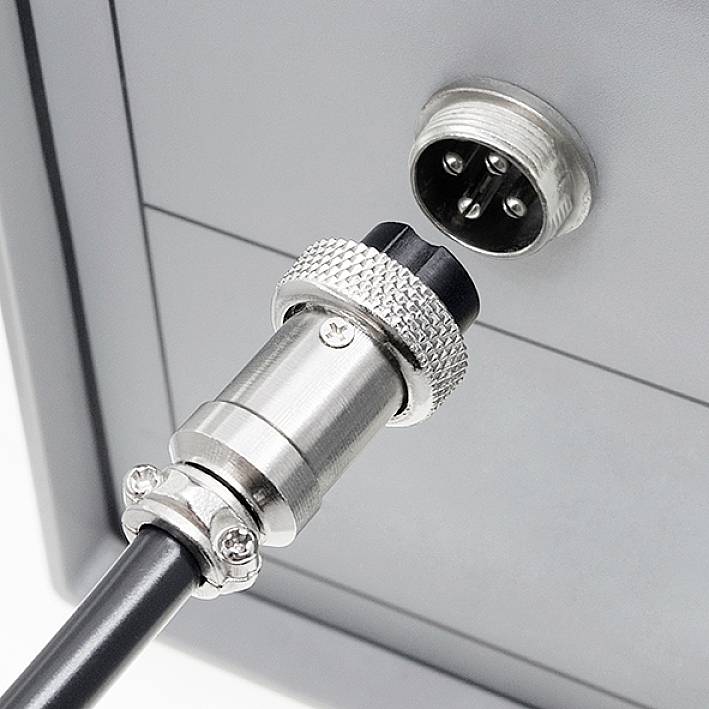 Pollin 453553 Rundsteckverbinder Buchse, Einbau, Stecker Gesamtpolzahl: 4 1 Set