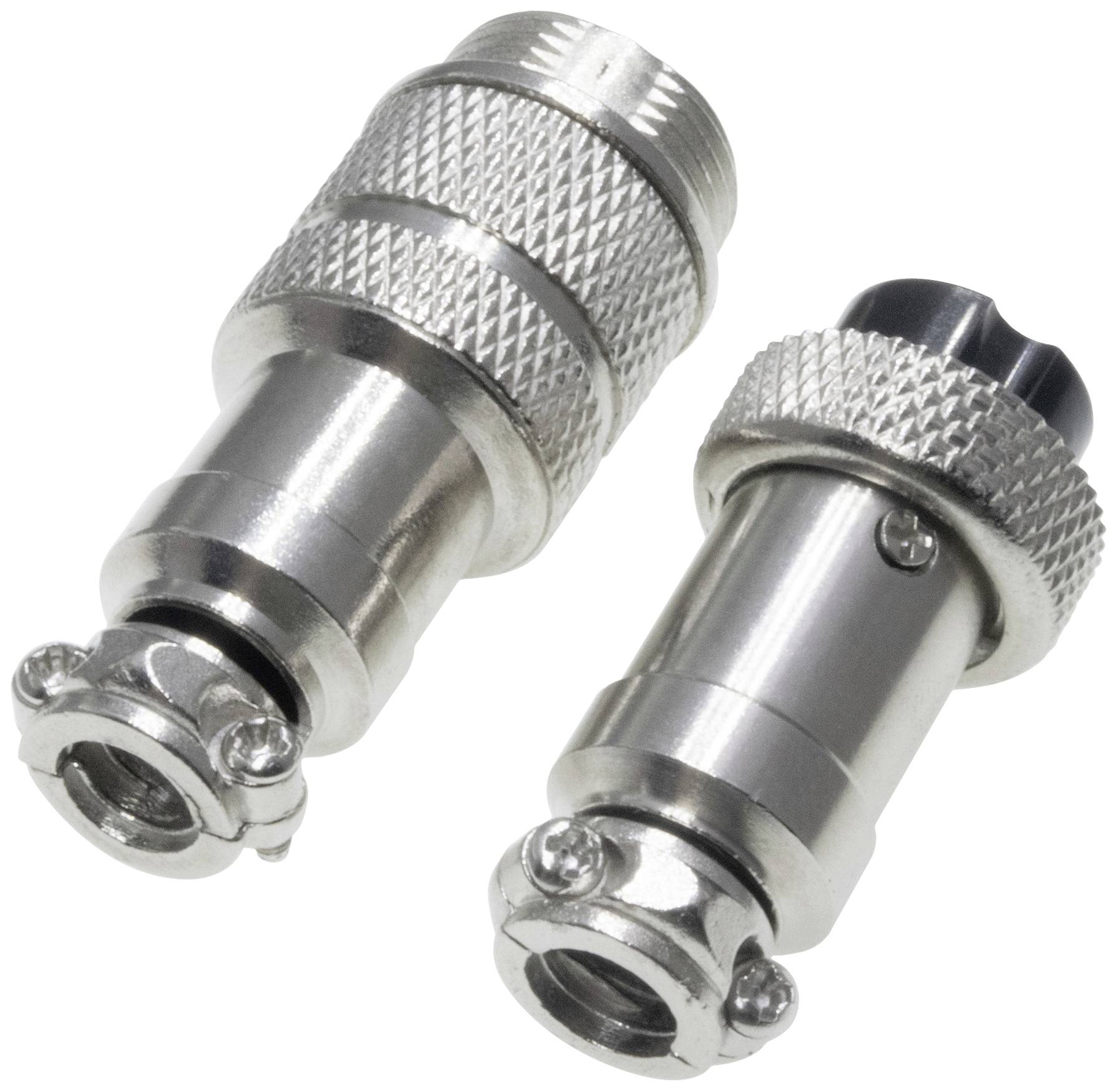 Pollin 453567 Rundsteckverbinder Stecker, Buchse Gesamtpolzahl: 9 1 Set