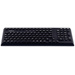 GETT TKG-105-IP68-BLACK-USB-DE Kabelgebunden Tastatur Deutsch, QWERTZ Schwarz IP68 Wasserdicht und staubgeschützt, Silikonmembran