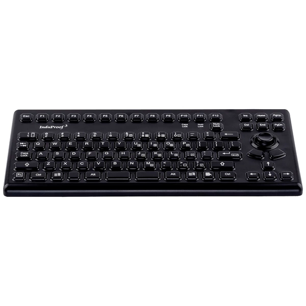 GETT TKG-086-MB-IP68-BLACK-USB-DE Kabelgebunden Tastatur Deutsch, QWERTZ Schwarz IP68 Wasserdicht und staubgeschützt, Maustasten GETT TKG-086-MB-IP68-BLACK-USB-DE Kabelgebunden Tastatur Deutsch, QWERTZ Schwarz IP68 Wasserdicht und staubgeschützt, Maustasten