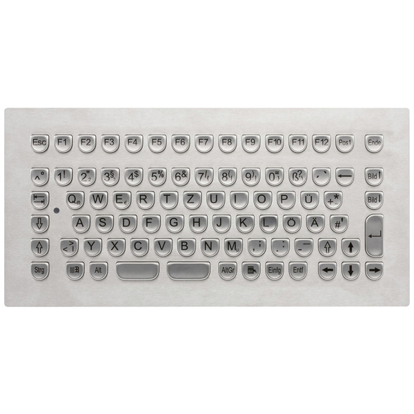 GETT TKV-084-MODUL-USB-DE Kabelgebunden Tastatur Deutsch, QWERTZ Edelstahl IP65