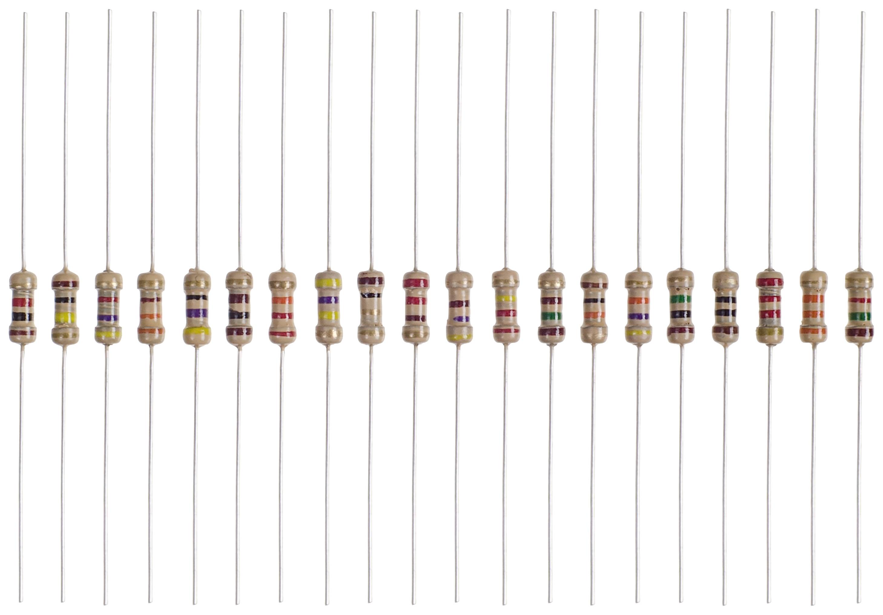 Quadrios 201711P001 201711P001 Kohleschicht-Widerstand Sortiment axial bedrahtet 0.25W 5% 400St.