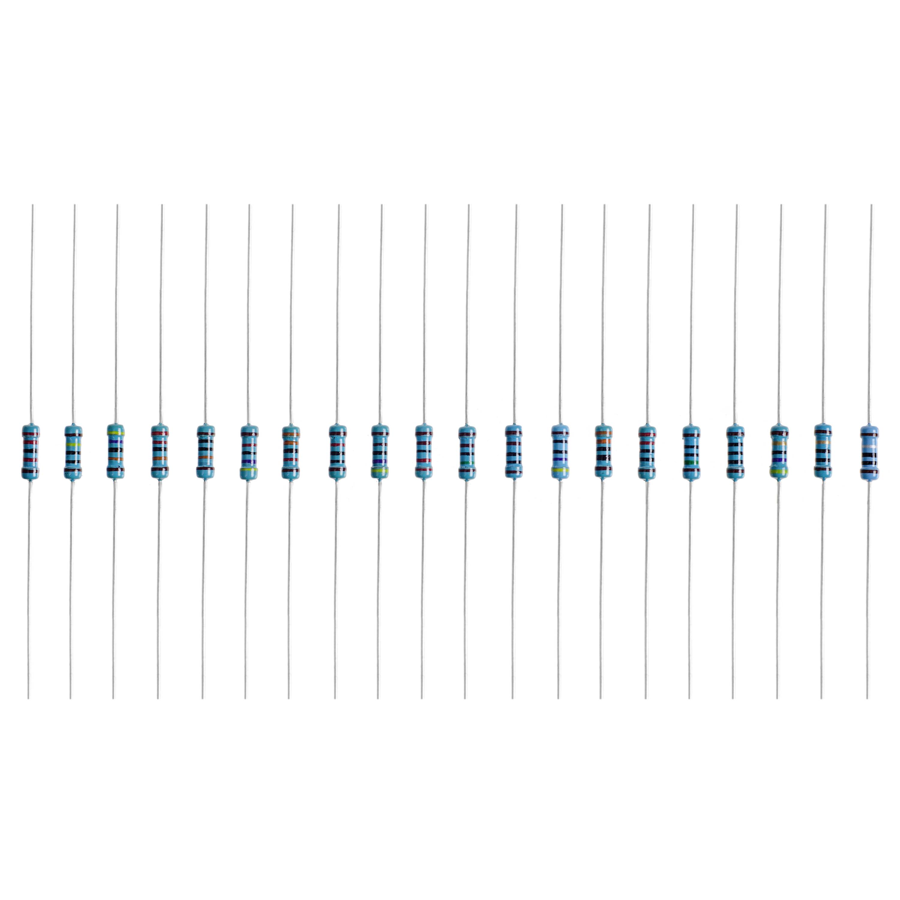 Quadrios 201711P004 201711P004 Metallschicht-Widerstand Sortiment axial bedrahtet 0.5W 1% 400St.