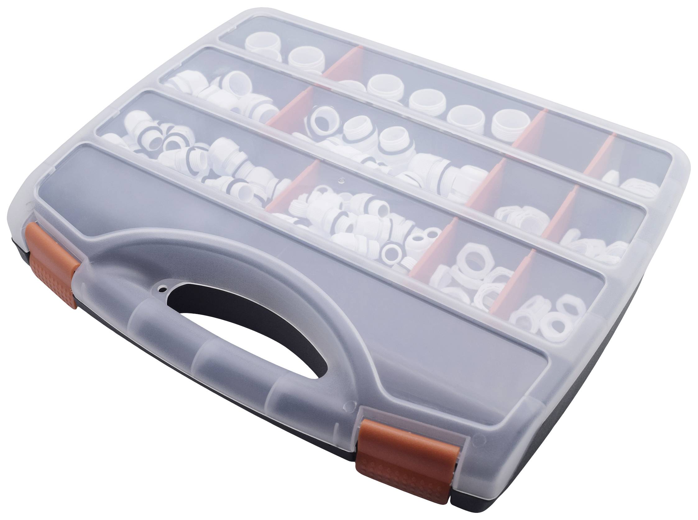 Quadrios 2102CA116 Kabelverschraubung Sortiment PA66 Weiß 224St.