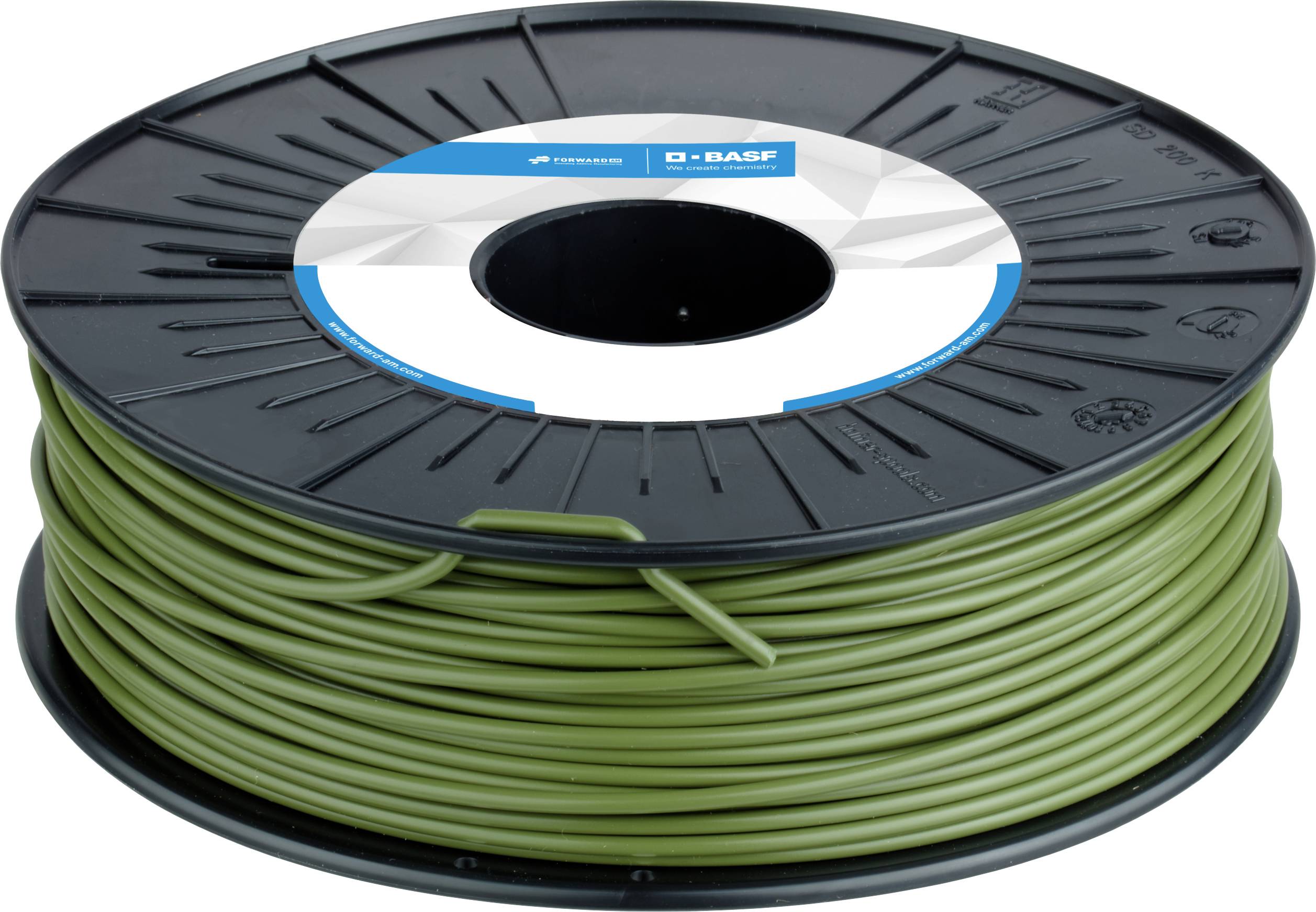 BASF Ultrafuse PLA-0008b075 Filament PLA 2.85 mm 750 g Army Grün 1 St.