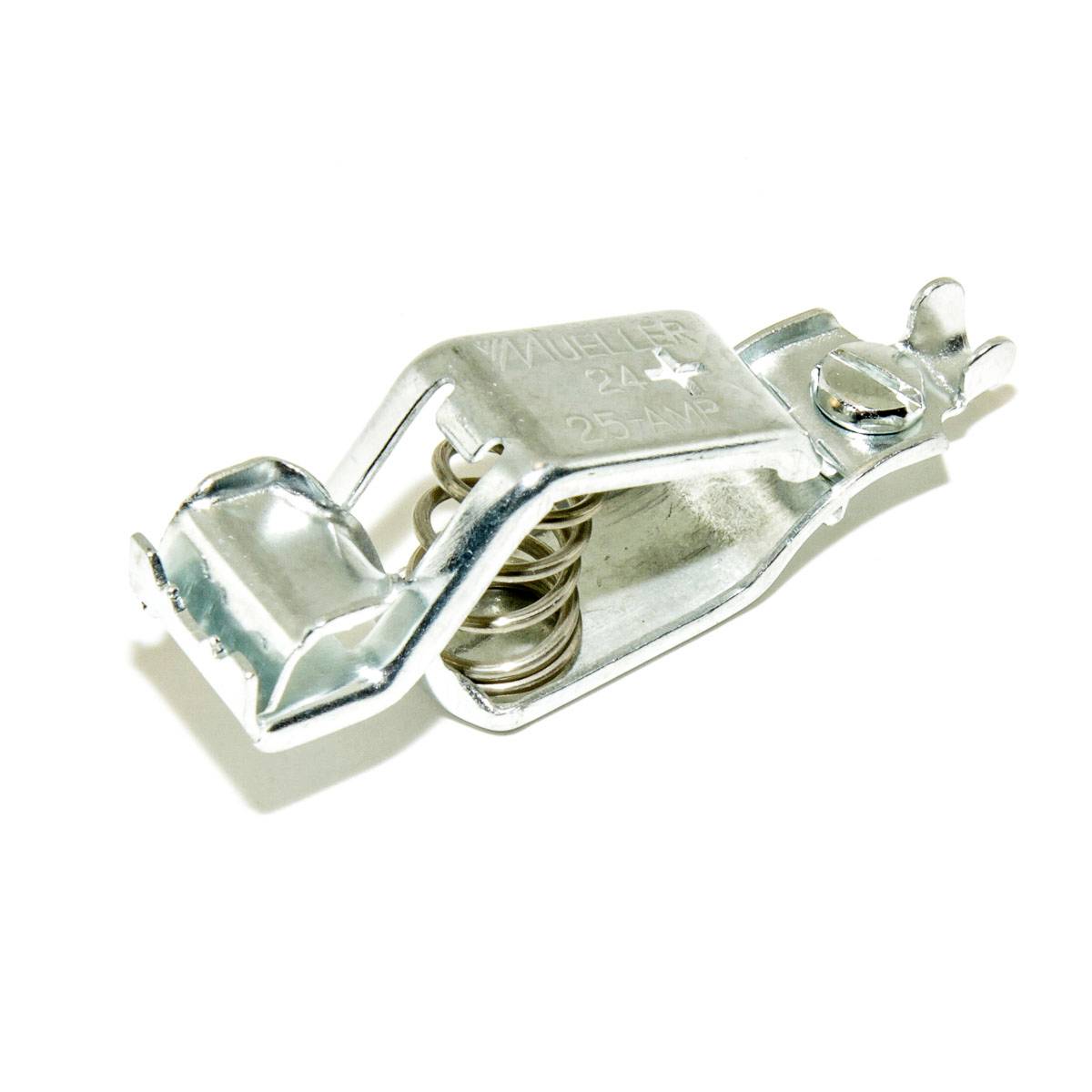 Mueller Electric BU-24APS Erdungsklemme Stahl Klemmbereich max.: 19 mm Länge: 72.20 mm