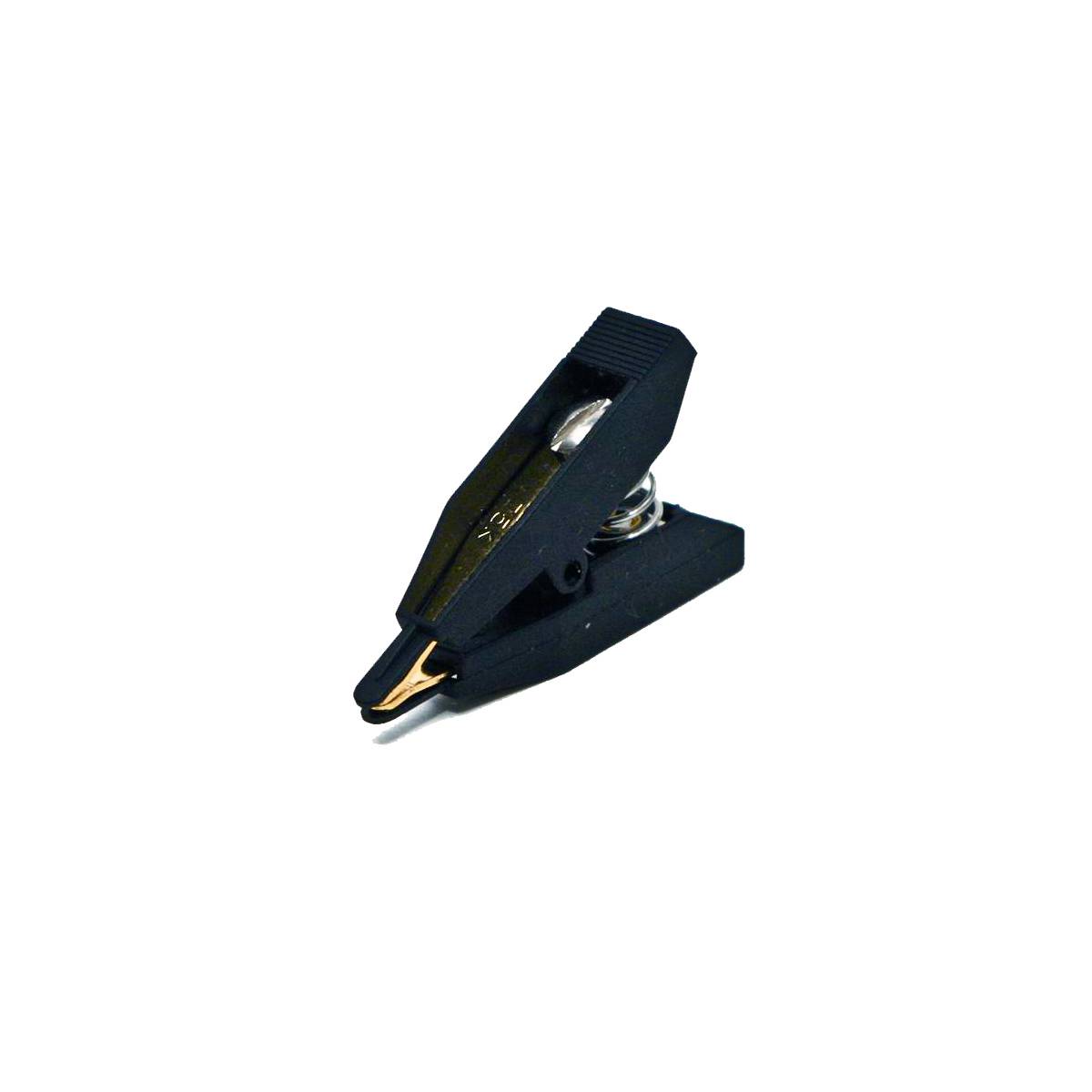 Mueller Electric BU-75K Miniatur-Kelvin-Clip Schwarz Klemmbereich max.: 3mm Länge: 41.30mm 1St.