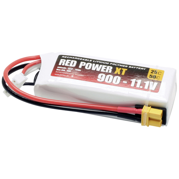 Red Power Pack de batterie (LiPo) 11.1 V 900 mAh 25 C Softcase XT30