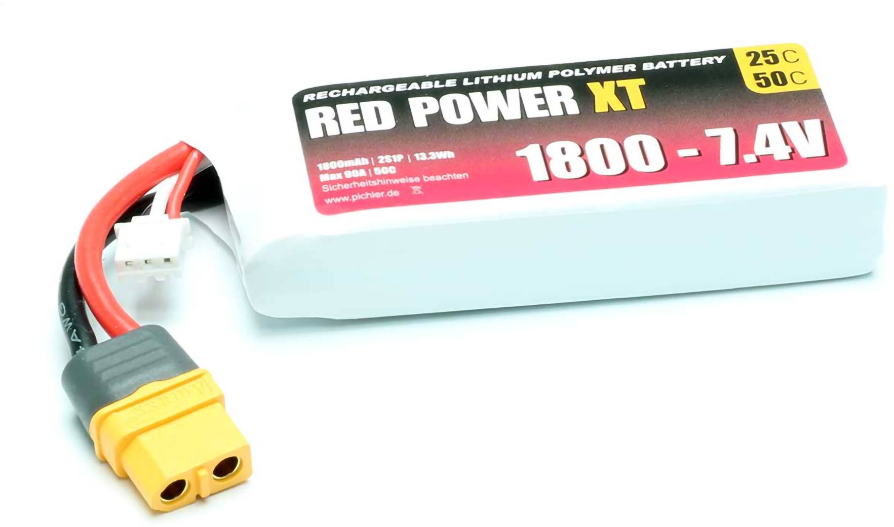 Red Power Modellbau-Akkupack (LiPo) 7.4 V 1800 mAh 25 C Softcase XT60