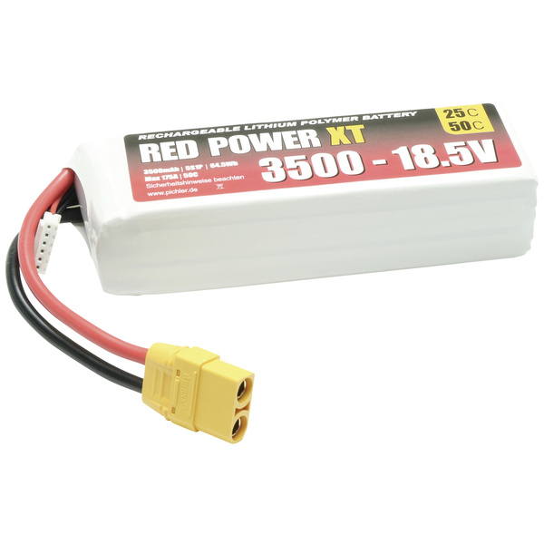 Red Power Modellbau-Akkupack (LiPo) 18.5V 3500 mAh 25 C Softcase XT90