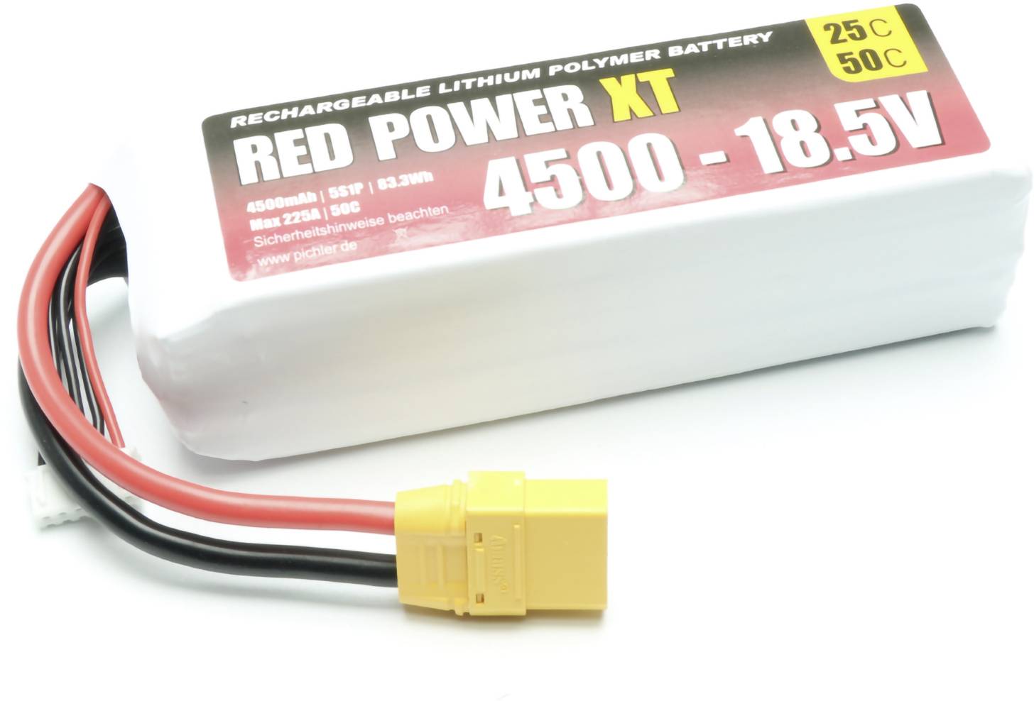 Red Power Modellbau-Akkupack (LiPo) 18.5V 4500 mAh 25 C Softcase XT90