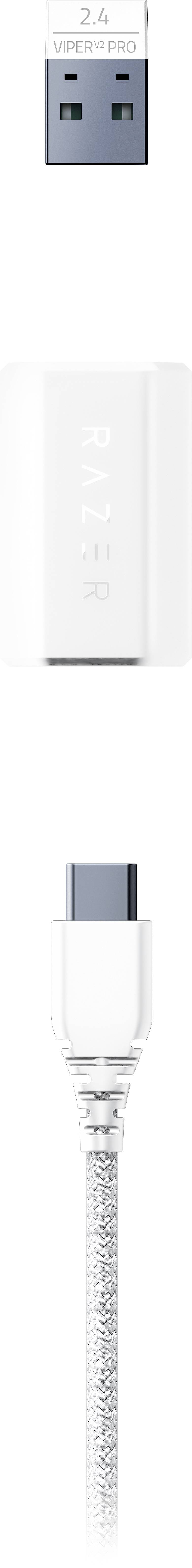 RAZER Viper V2 Pro Gaming-Maus Kabellos, USB Optisch Weiß 5 Tasten 30000 dpi Integrierter Profilspeicher, Integriertes Scrollrad