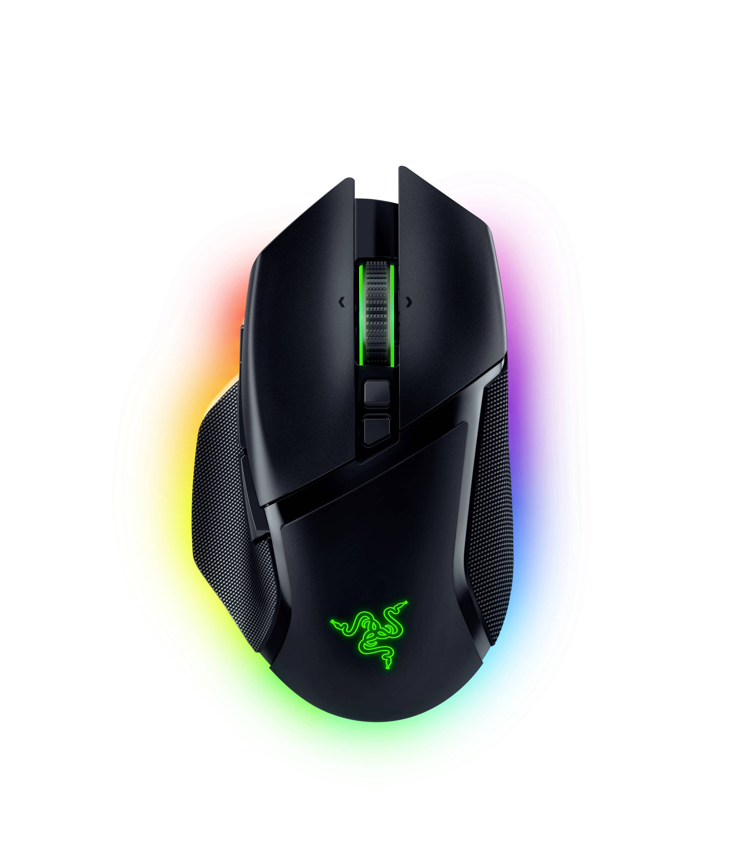RAZER Basilisk V3 Pro Gaming-Maus Bluetooth®, USB Optisch Schwarz 11 Tasten 30000 dpi Beleuchtet, Integrierter Profilspeicher, Integriertes Scroll