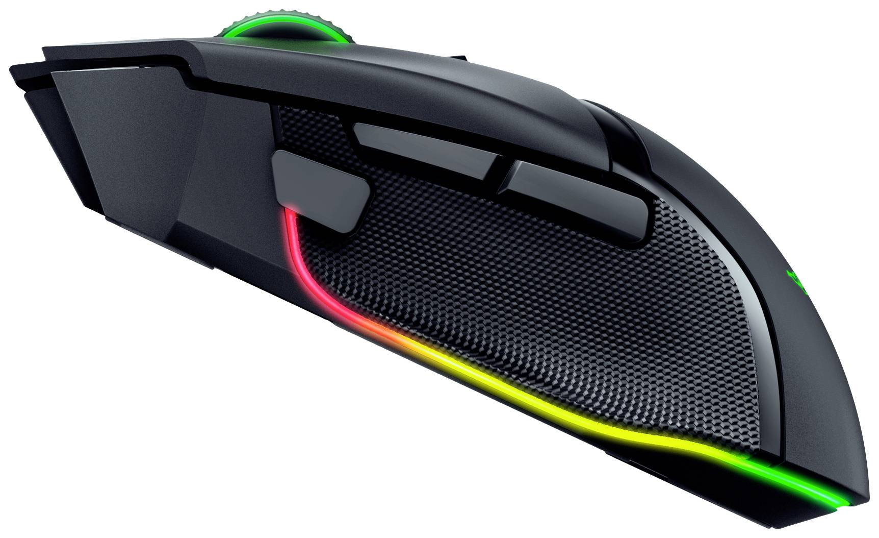 RAZER Basilisk V3 Pro Gaming-Maus Bluetooth®, USB Optisch Schwarz 11 Tasten 30000 dpi Beleuchtet, Integrierter Profilspeicher, Integriertes Scroll
