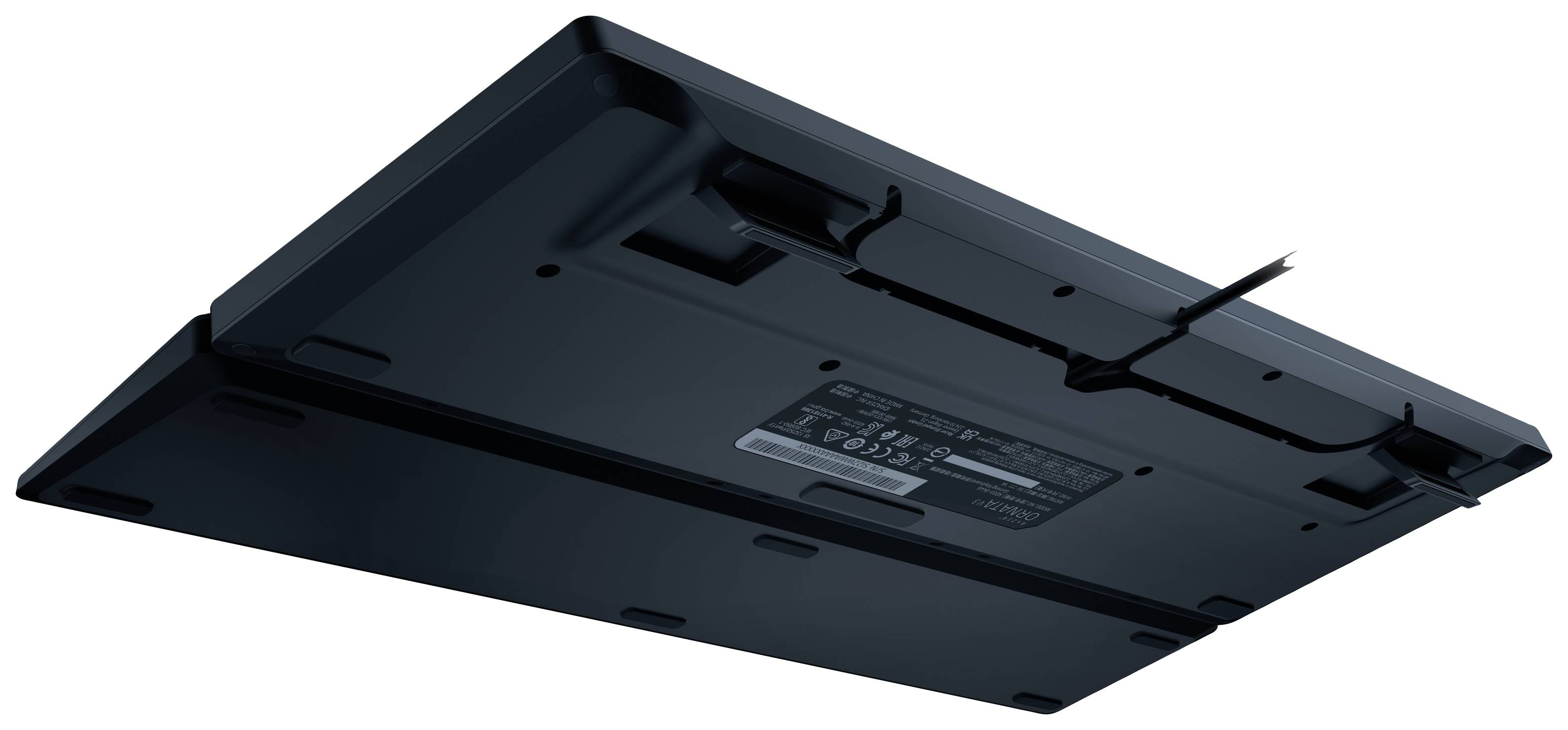 RAZER Ornata V3 Kabelgebunden Gaming-Tastatur Deutsch, QWERTZ Schwarz Beleuchtet, Handballenauflage