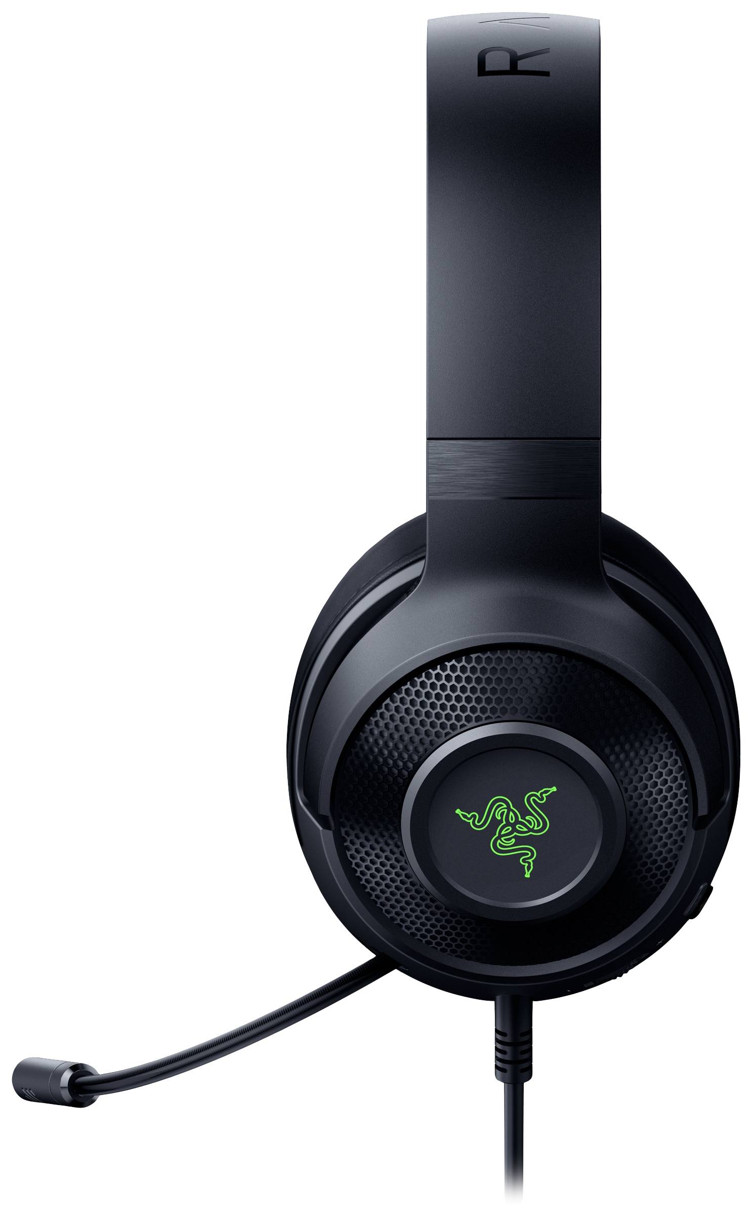 RAZER Kraken V3 X Over Ear Headset kabelgebunden Virtual Surround Schwarz Headset, Lautstärkeregelung, Mikrofon-Stummschaltung Gaming