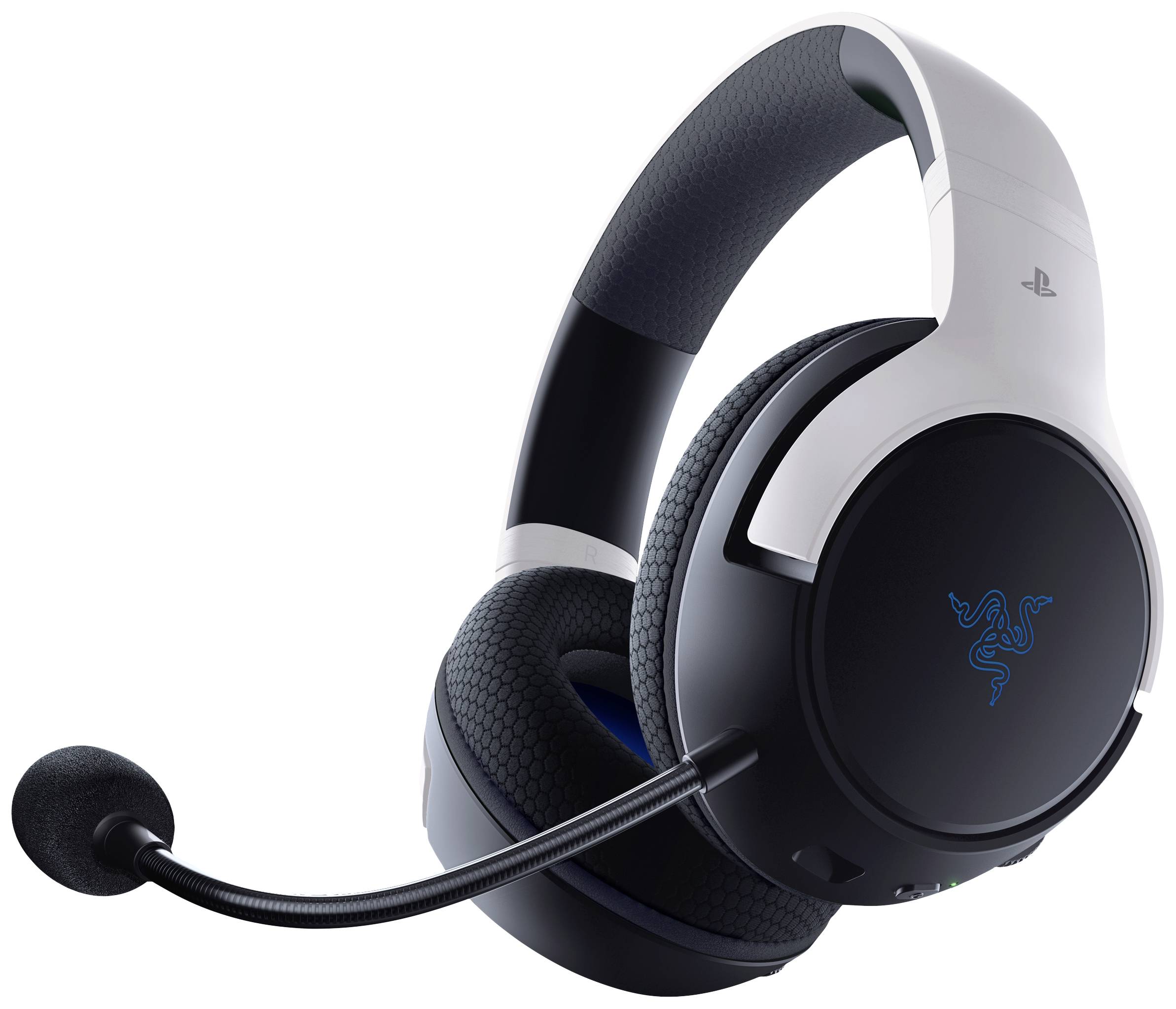 RAZER Kaira HyperSpeed - PlayStation Over Ear Headset Bluetooth® Stereo Weiß Headset, Lautstärkeregelung Gaming