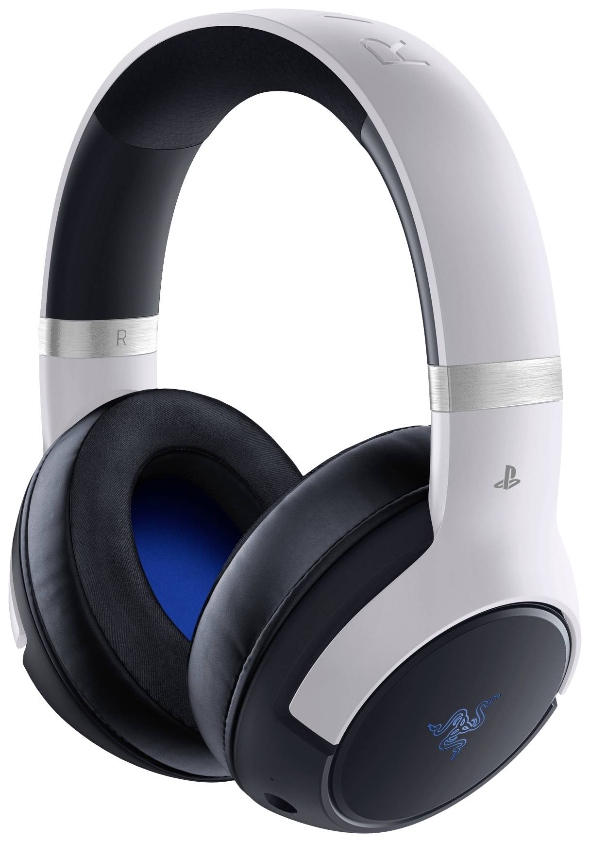 RAZER Kaira Pro HyperSpeed - PlayStation Over Ear Headset Bluetooth® Stereo Weiß Headset, Lautstärkeregelung, Mikrofon-Stummschaltung Gaming