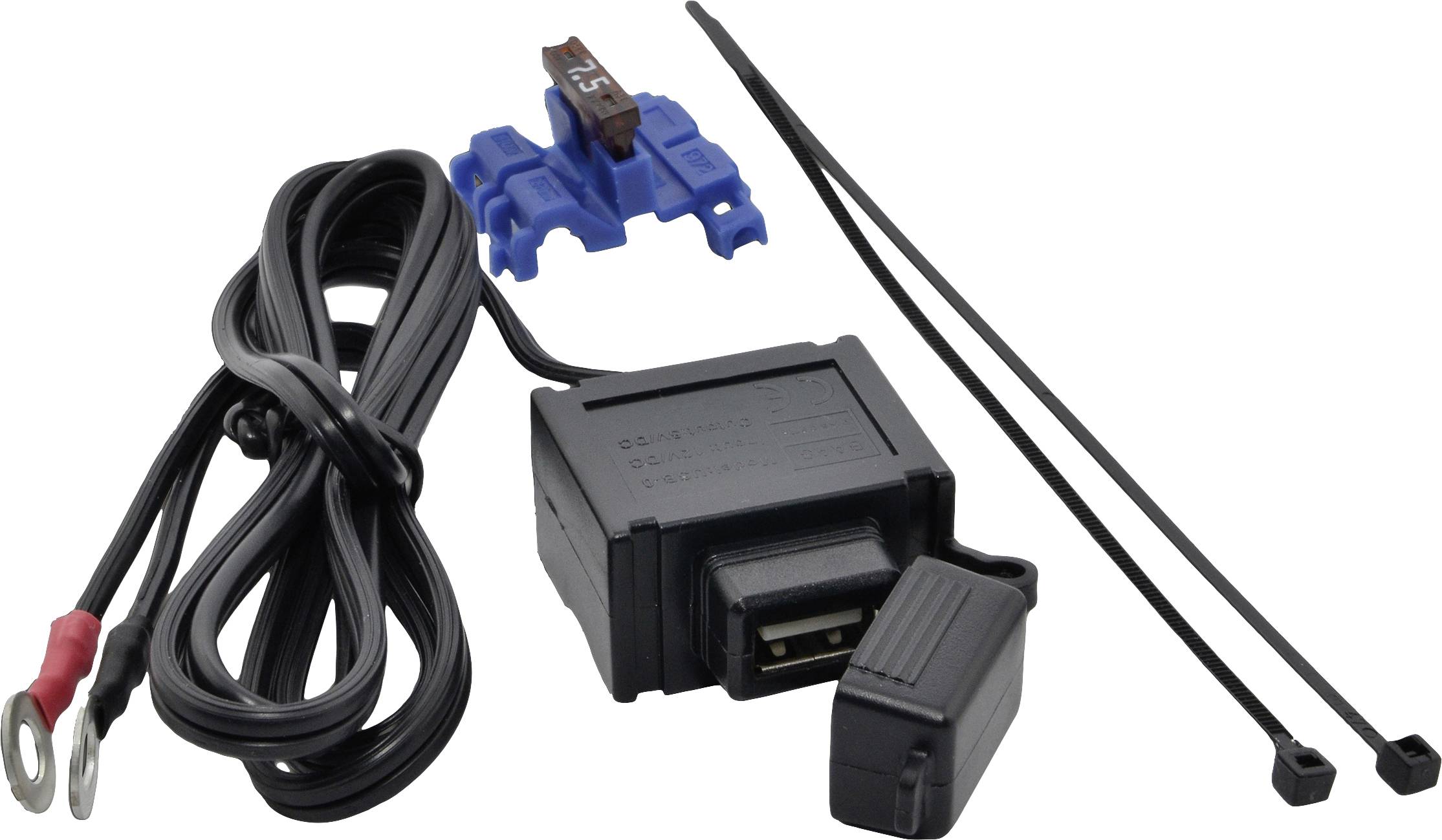 BAAS Mini-USB-Bordsteckdose 2A Belastbarkeit Strom max.=2.1 A 12 V