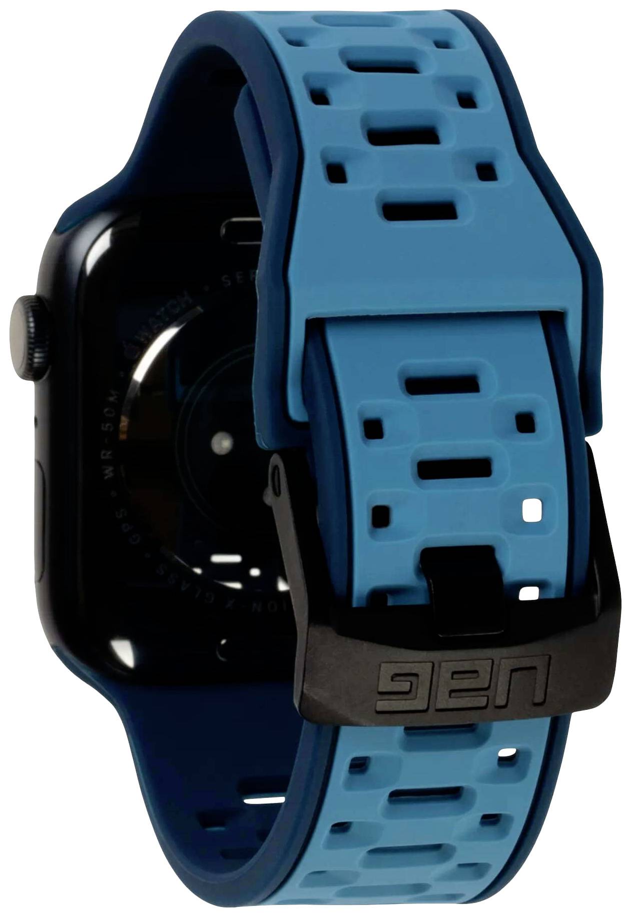 Urban Armor Gear Civilian Sportarmband 42 mm, 44 mm, 45 mm, 49mm Blau Watch SE, Watch Series 1, Watch Series 2, Watch Series