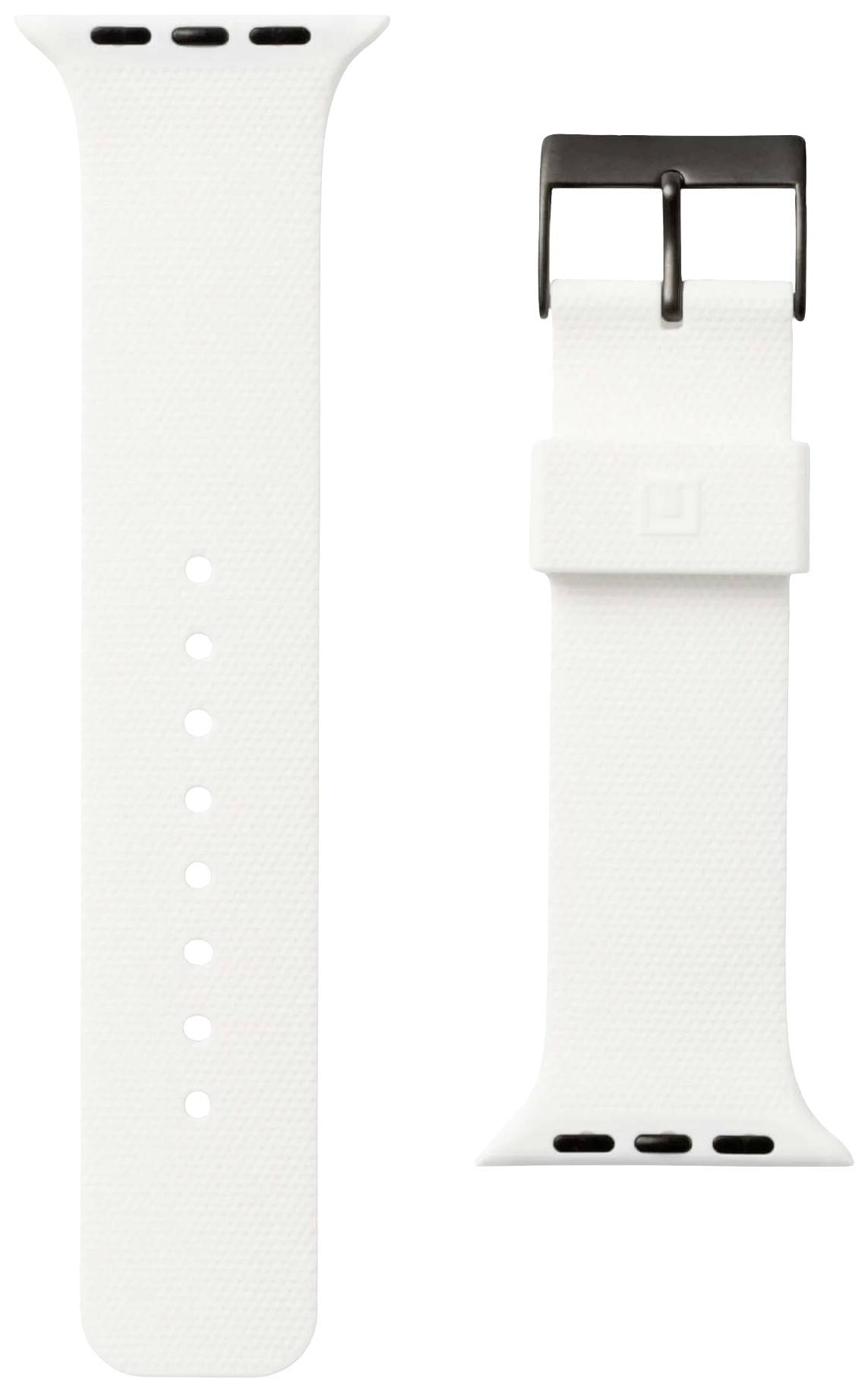 Urban Armor Gear Dot Silicone Armband 42 mm, 44 mm, 45 mm, 49 mm Weiß Watch SE, Watch Series 1, Watch Series 2, Watch Series 3, Watch Series 4, Watc