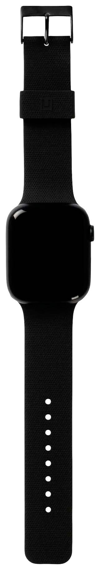 Urban Armor Gear Dot Silicone Armband 42 mm, 44 mm, 45 mm, 49mm Schwarz Watch SE, Watch Series 1, Watch Series 2, Watch Series