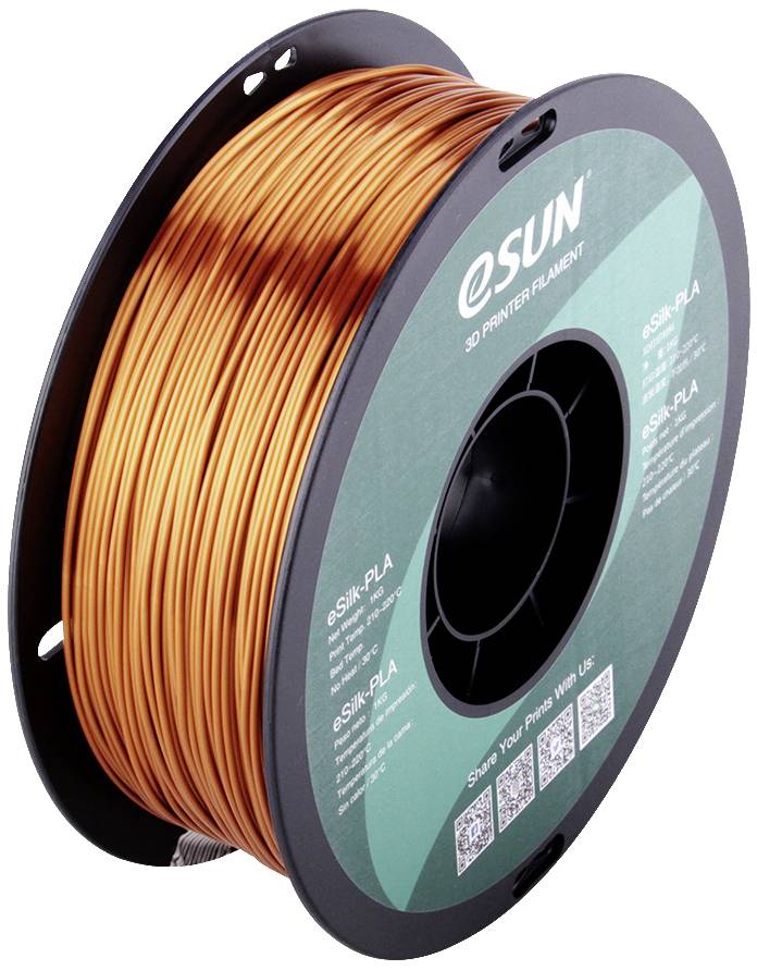 ESUN ePLA-Silk Copper Filament PLA 1.75mm 1kg Kupfer (metallic)