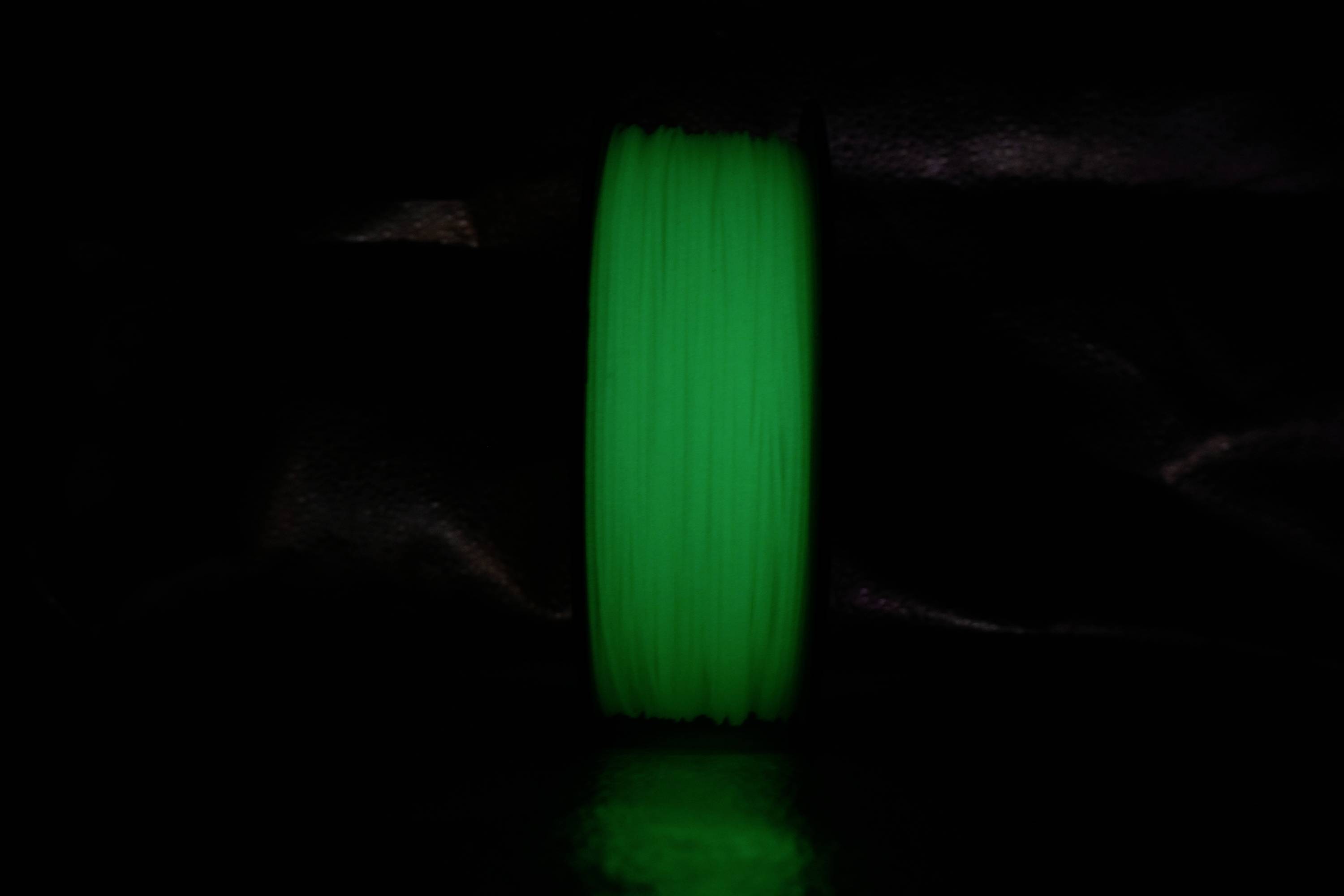 ESUN PLA Luminous Green Filament PLA nachleuchtend 1.75mm 1kg Grün (langnachleuchtend)