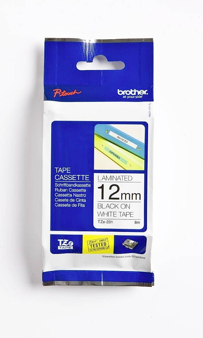 Brother Bundle P-touch D400BP + 5x TZe-231 Beschriftungsgerät Geeignet für Schriftband: TZe 3.5 mm, 6 mm, 9 mm, 12 mm, 18mm