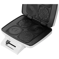 Trisa Bricelet Classique Waffeleisen Antihaftbeschichtung, klappbar, Kontrollleuchte, stufenloser Temperaturregler Weiß Trisa Bricelet Classique Waffeleisen Antihaftbeschichtung, klappbar, Kontrollleuchte, stufenloser Temperaturregler Weiß