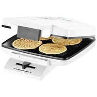 Trisa Bricelet Classique Waffeleisen Antihaftbeschichtung, klappbar, Kontrollleuchte, stufenloser Temperaturregler Weiß Trisa Bricelet Classique Waffeleisen Antihaftbeschichtung, klappbar, Kontrollleuchte, stufenloser Temperaturregler Weiß