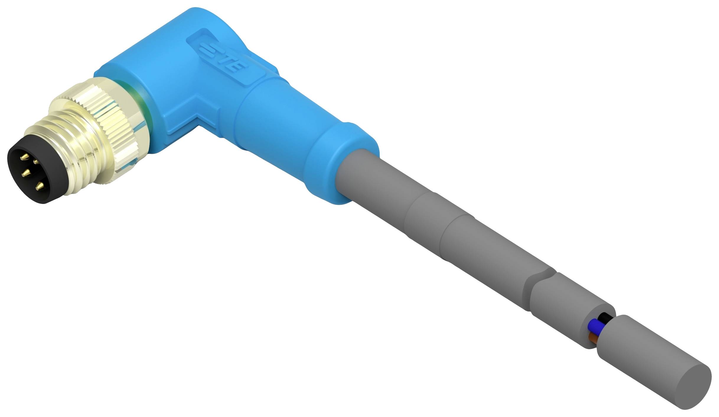 TE Connectivity T4061220004-005 Sensor-/Aktor-Steckverbinder, konfektioniert 5 St. Bag