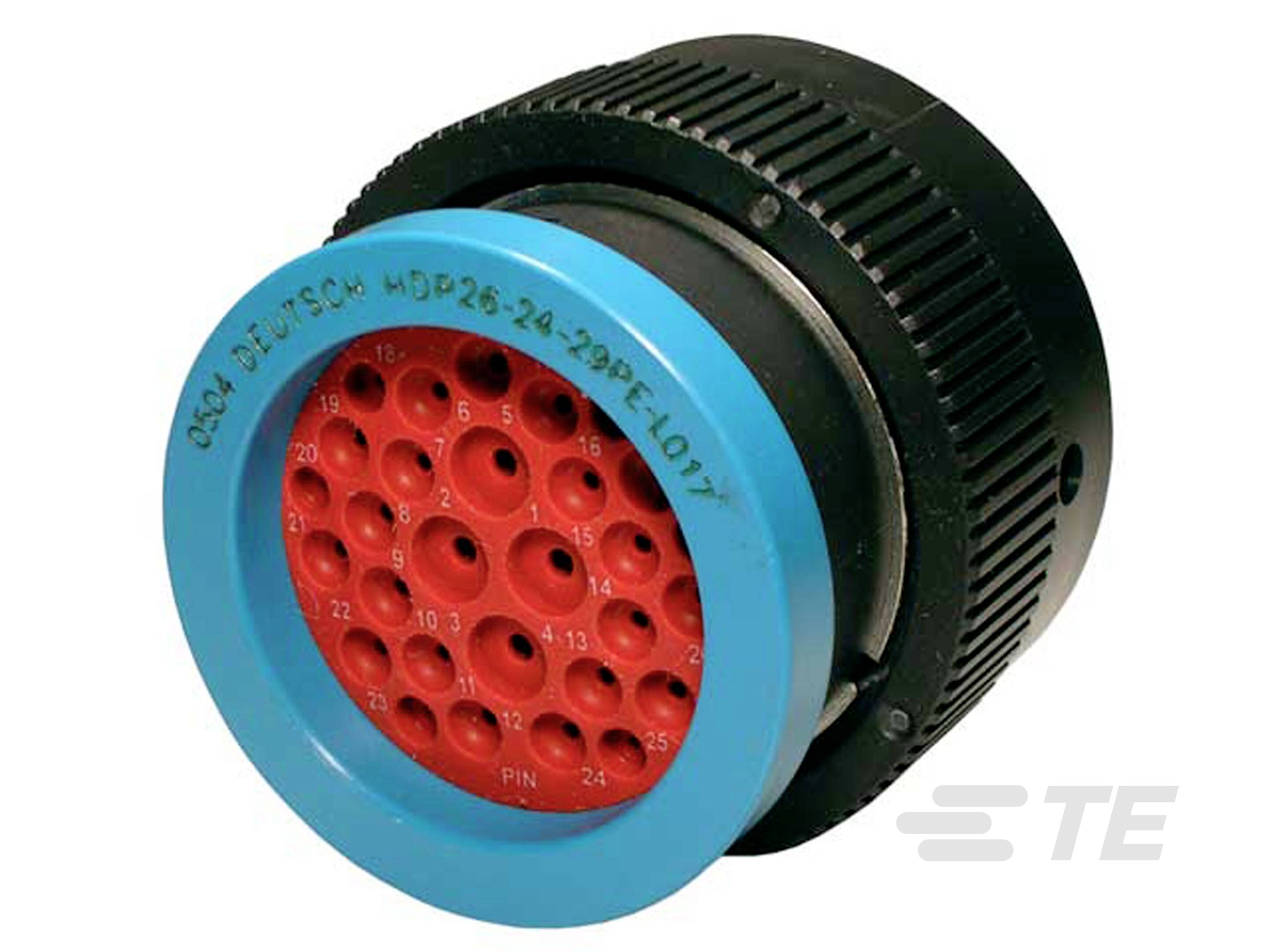 TE Connectivity Stiftgehäuse-Kabel HDP26-24-29PE-L017 Tray