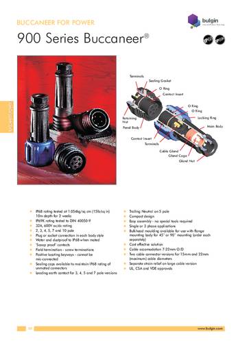 Bulgin PX0931/02/P Rundsteckverbinder