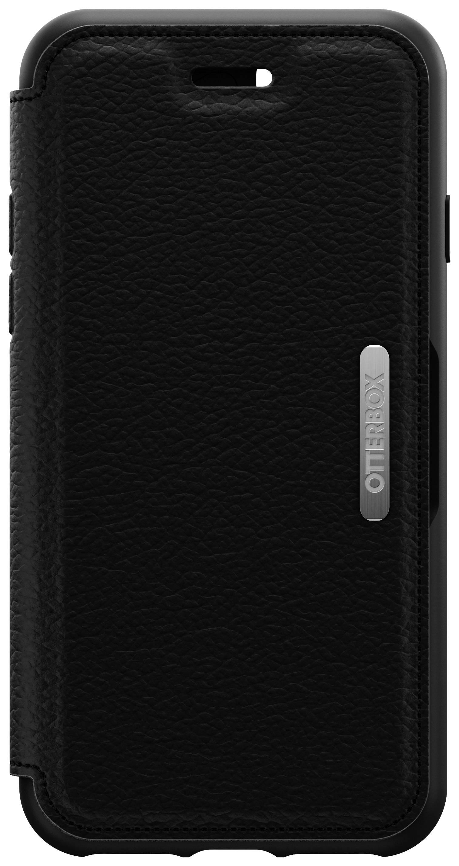 Otterbox Strada Booklet Apple iPhone SE (3rd/2nd gen)/8/7 Schwarz Handy Flip Case, Stoßfest 77-65076