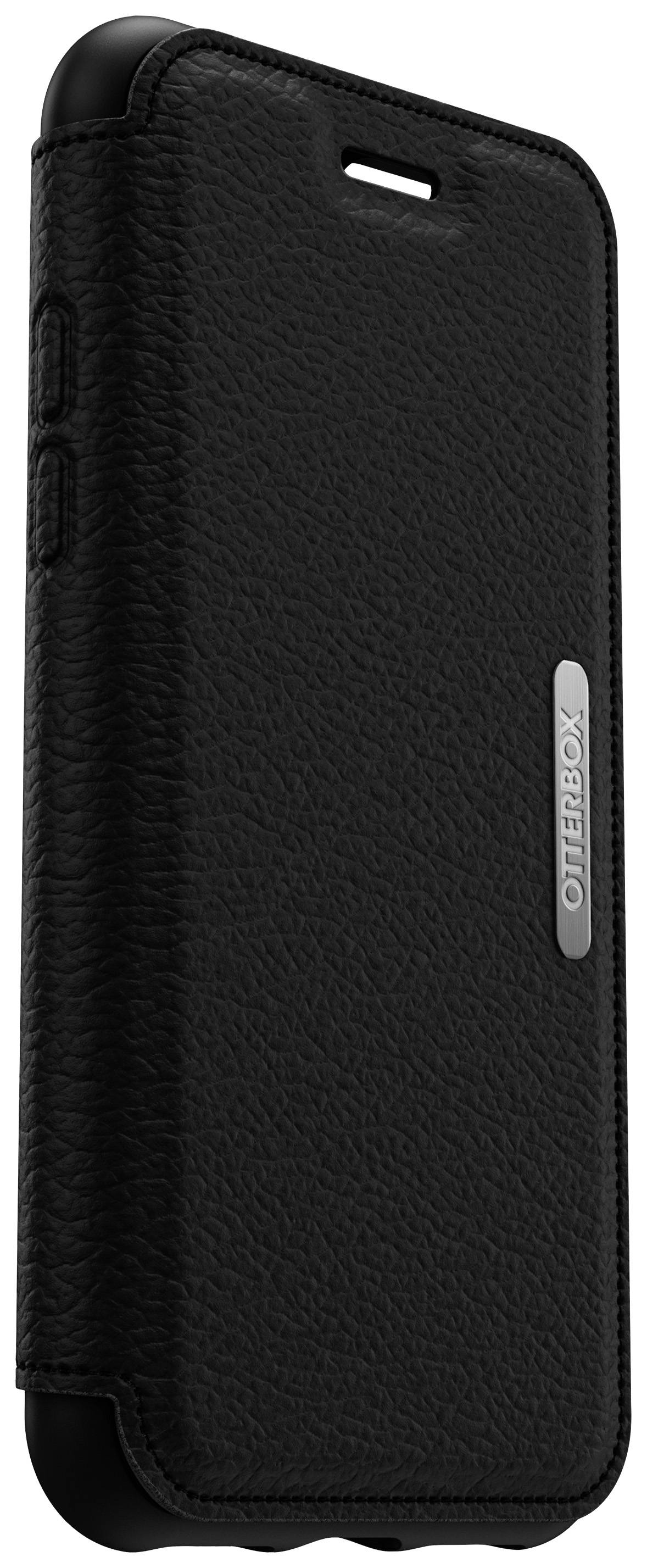 Otterbox Strada Booklet Apple iPhone SE (3rd/2nd gen)/8/7 Schwarz Handy Flip Case, Stoßfest 77-65076